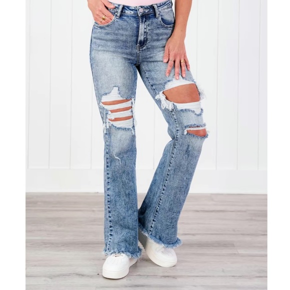 Risen Denim - BRAND NEW WITH TAGS Risen “Meant To Be” Flare Jeans